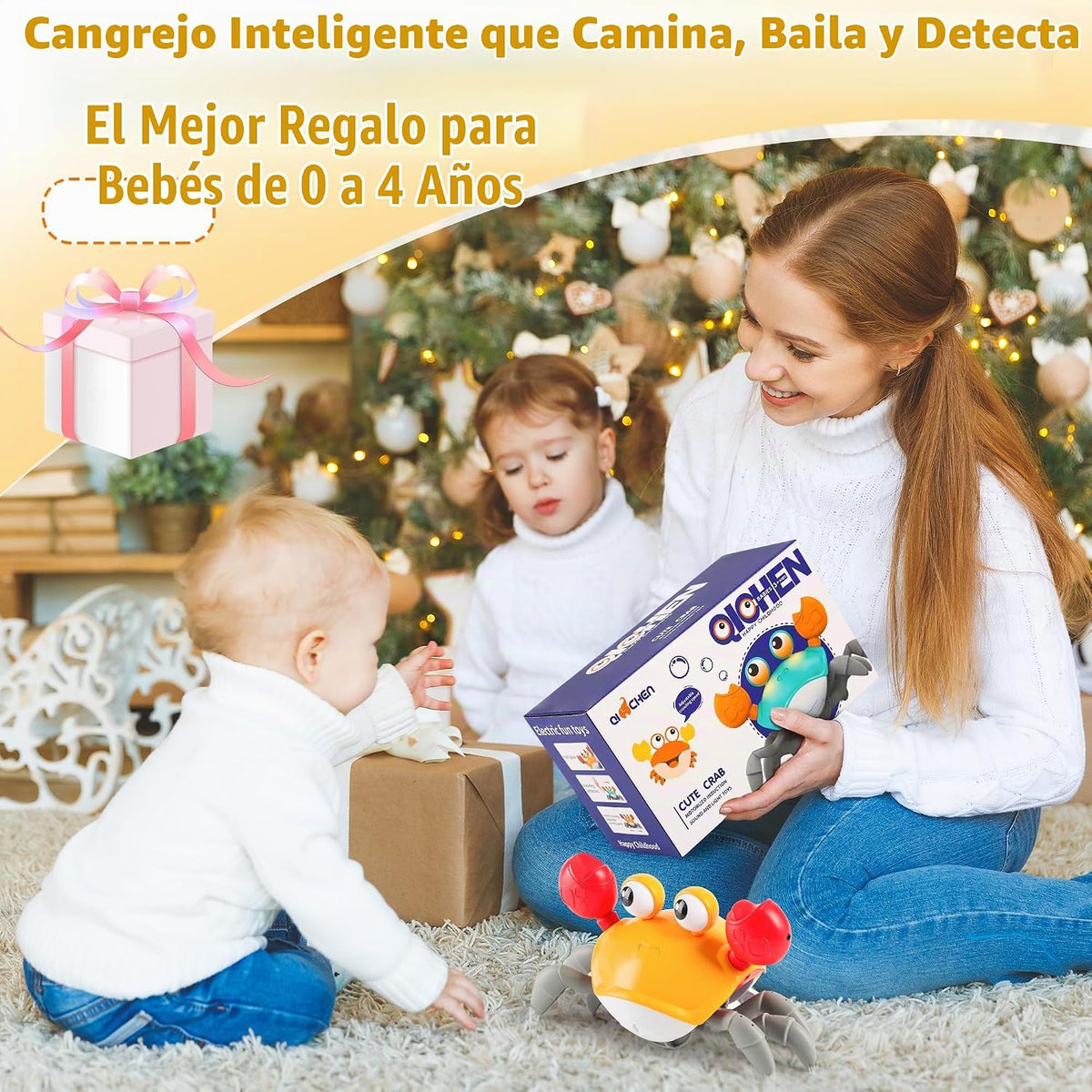 Juguete de Cangrejo que Gatea para Bebés Infantil: Juguetes para Ti...