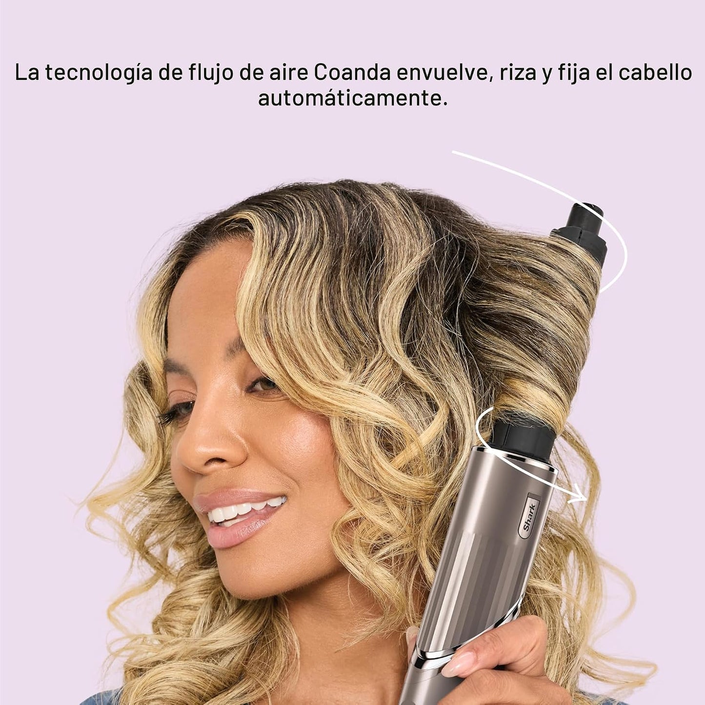 Sistema de Peinado y Secado con Aire Shark FlexStyle, Potente Secad...