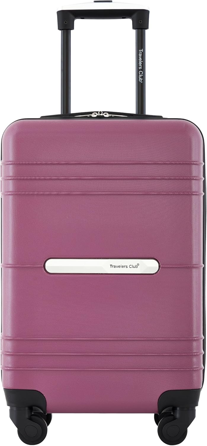 Travelers Club Equipaje de mano Richmond Spinner de 22", Damson, Eq...