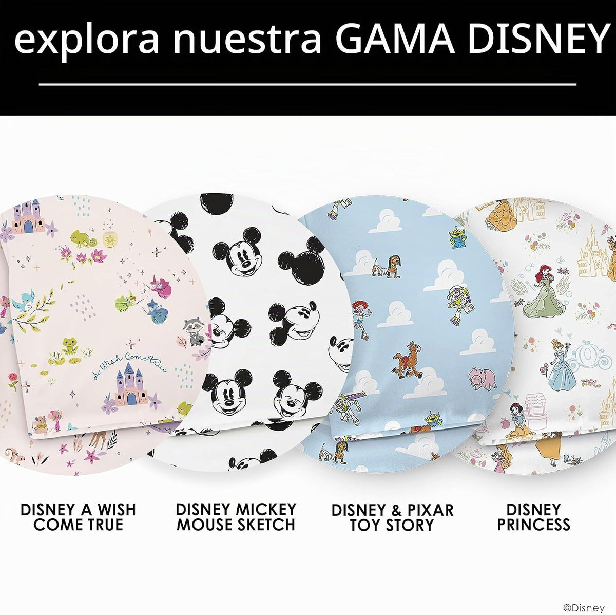 Milk Snob Disney Enchanted Kingdoms Manta de Arrullo para Bebé Niña...