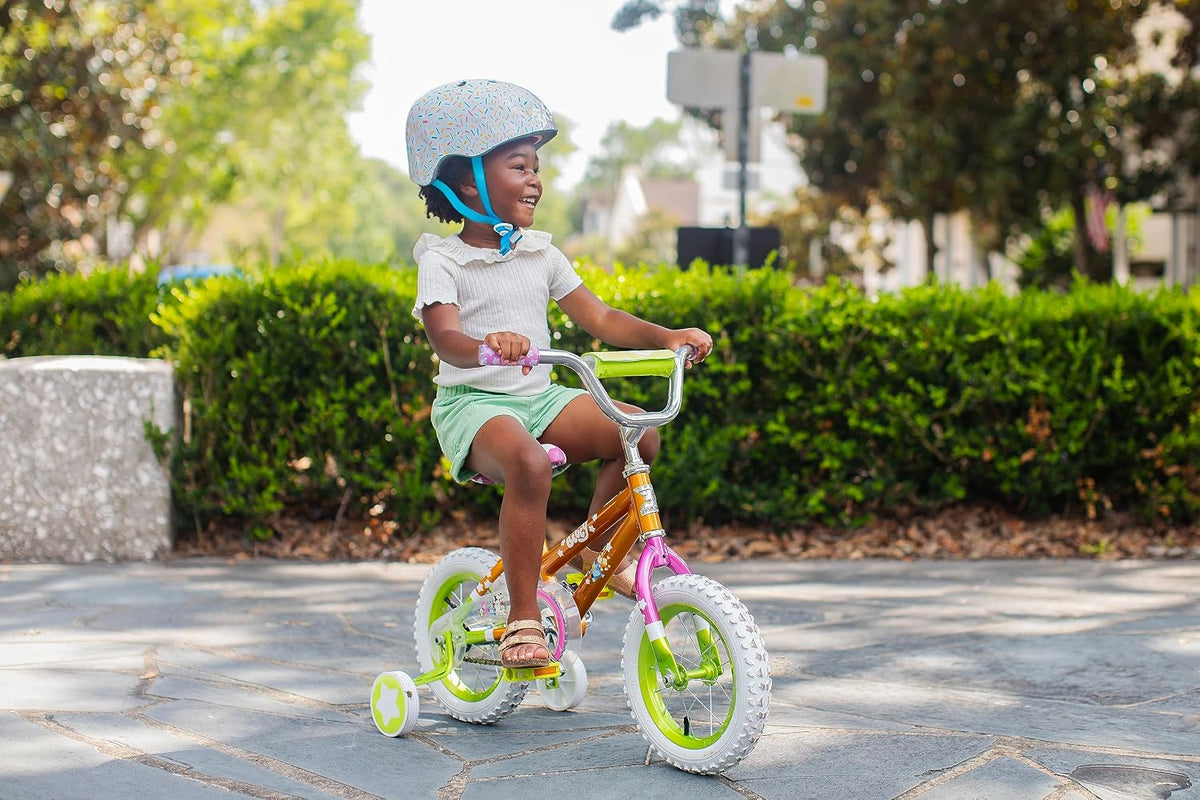 Bicicleta infantil de 12 pulgadas Bluey de Dynacraft para niños y n...
