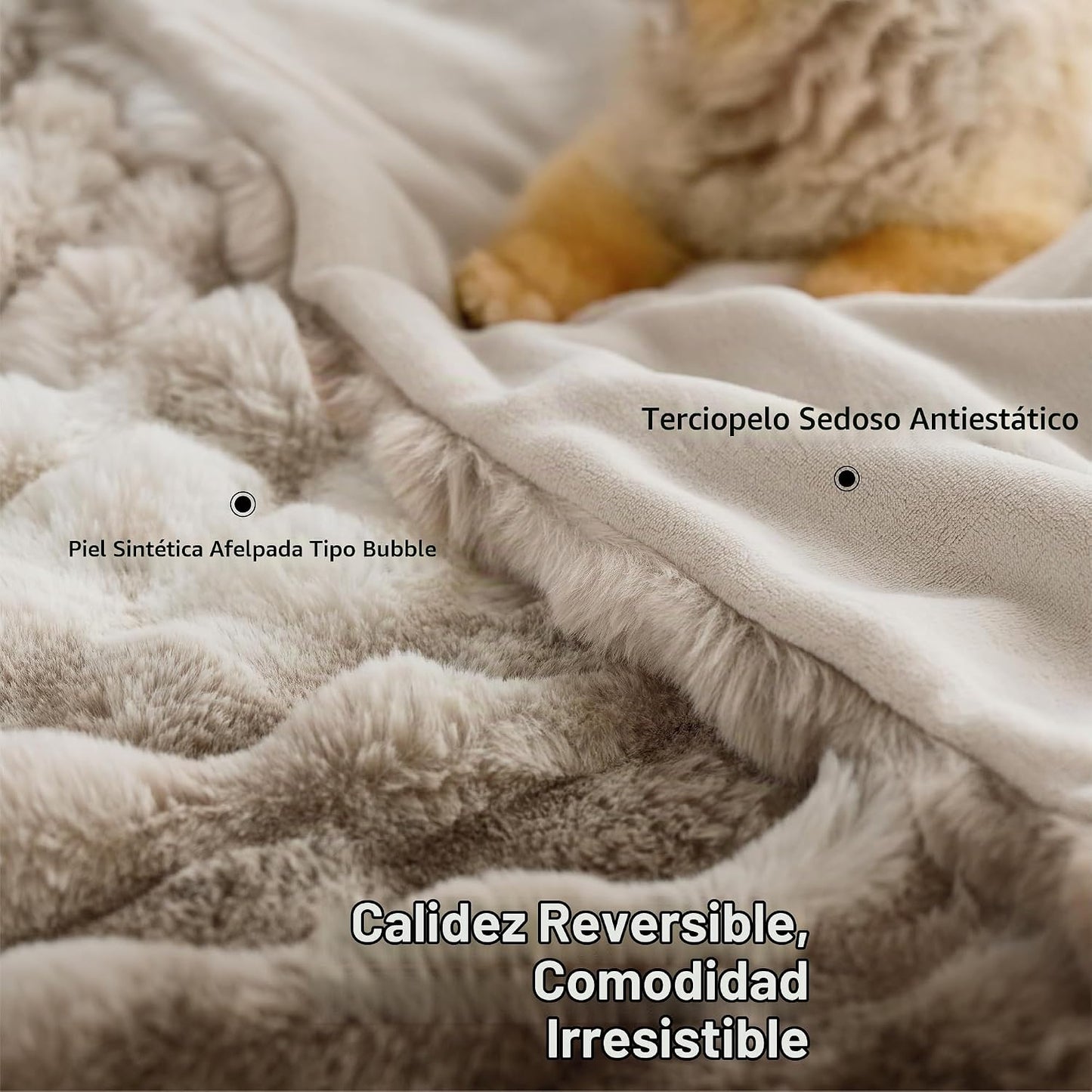 Bedsure GentleSoft Manta Suave Mullida y Esponjosa, Manta Suave y A...