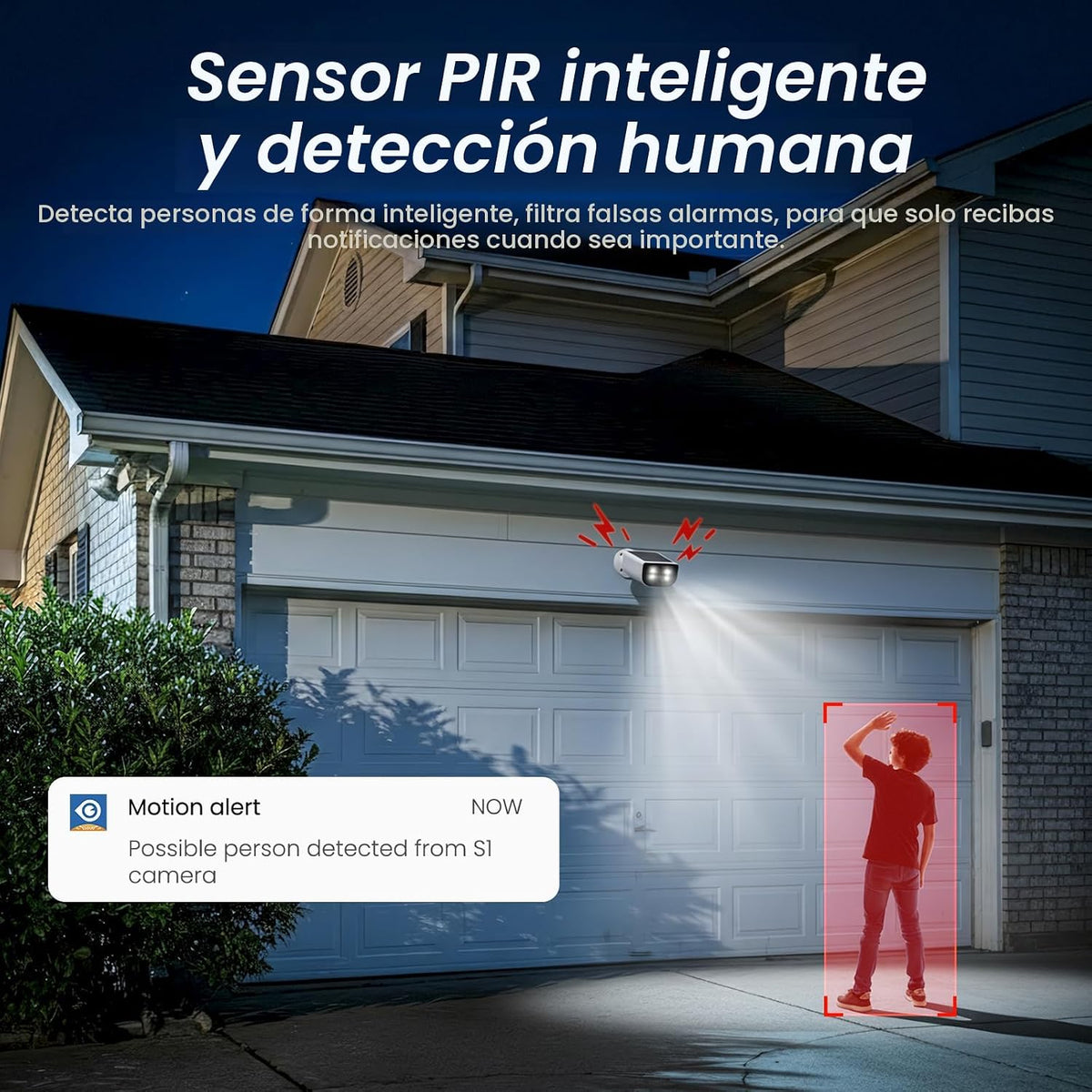 Cinnado Cámaras de seguridad inalámbricas para exteriores, cámaras...
