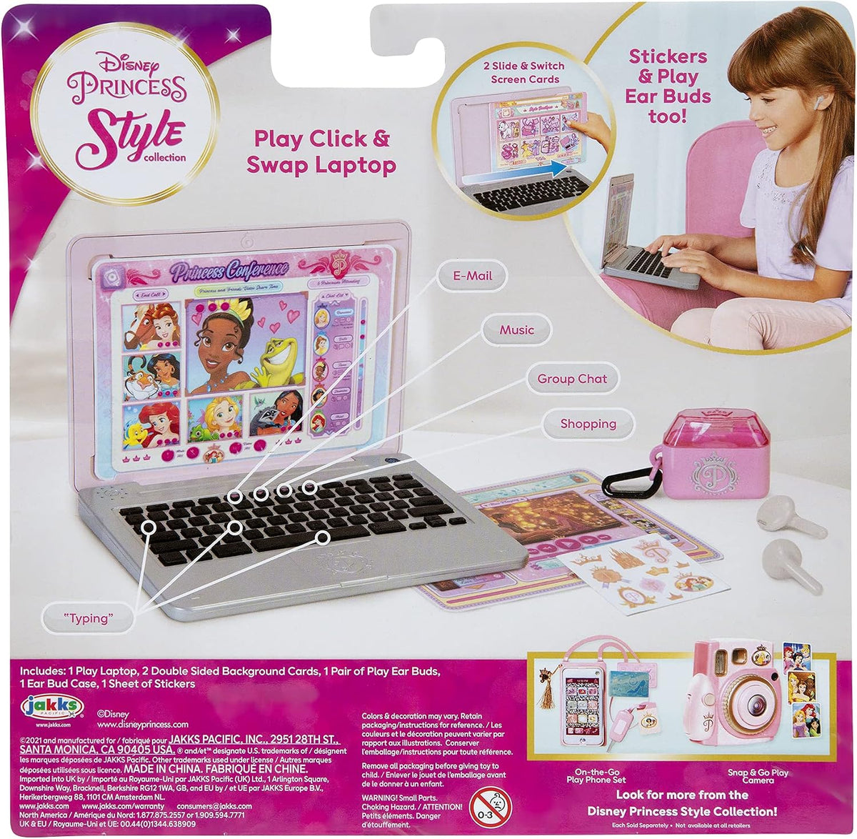 Colección de estilo de princesas de Disney Laptop de juguete con fr...