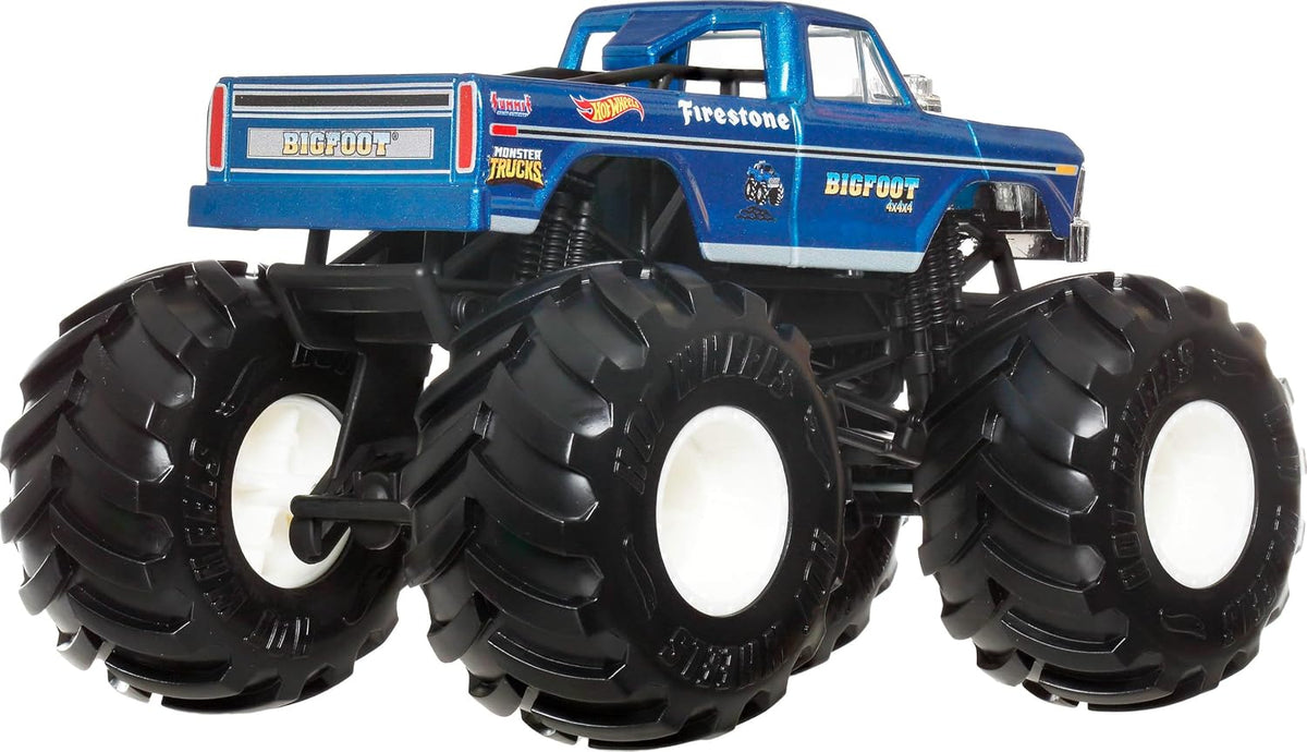 Hot Wheels Monster Trucks, camión monstruo de gran tamaño, camión d...