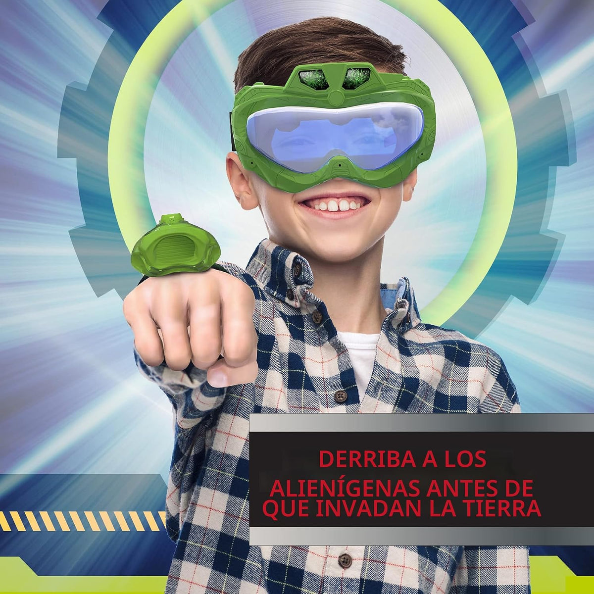 Fotorama Juego de disparos de visión alienígena, gafas y juguete de...