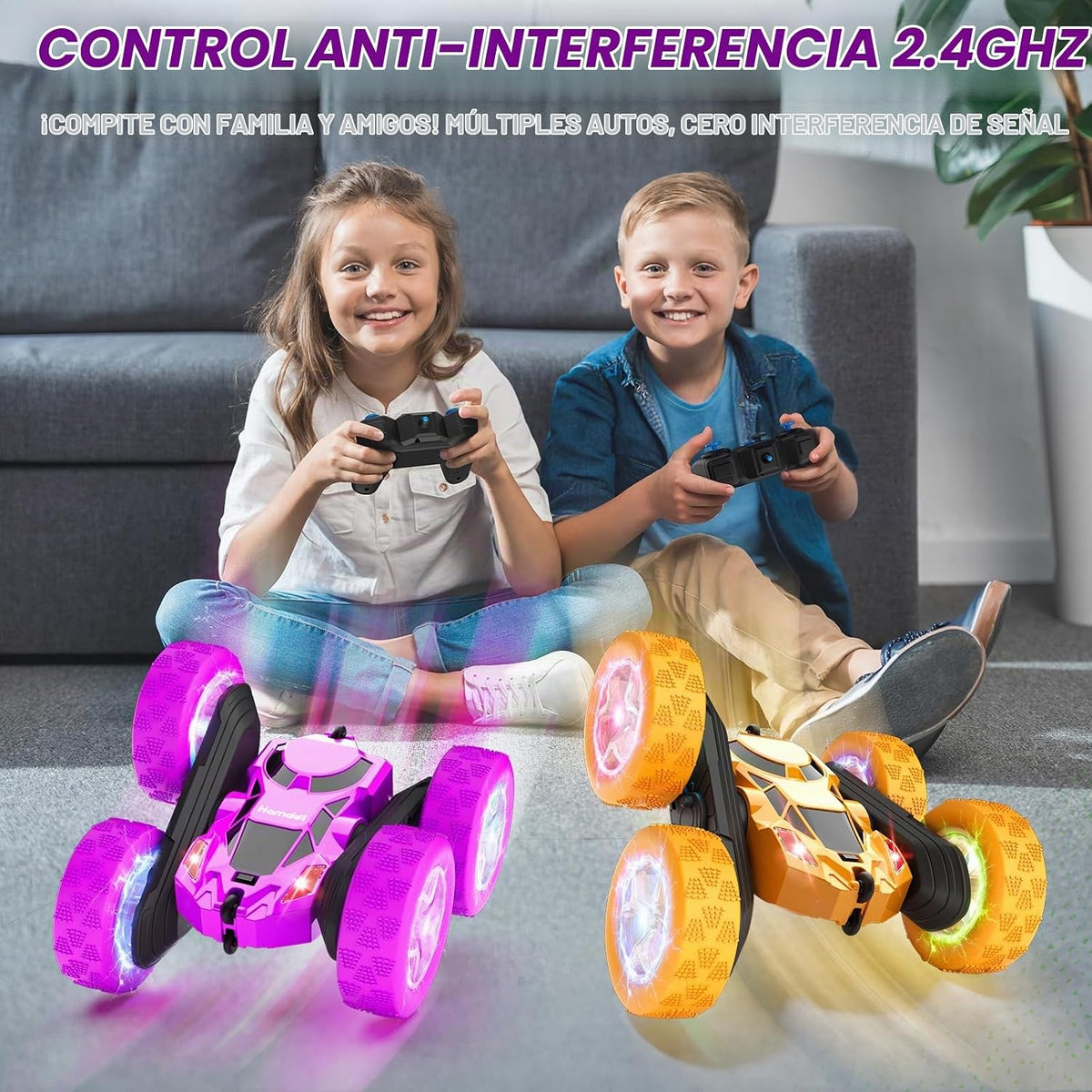 Hamdol Coche de control remoto para niños, autos a control remoto c...