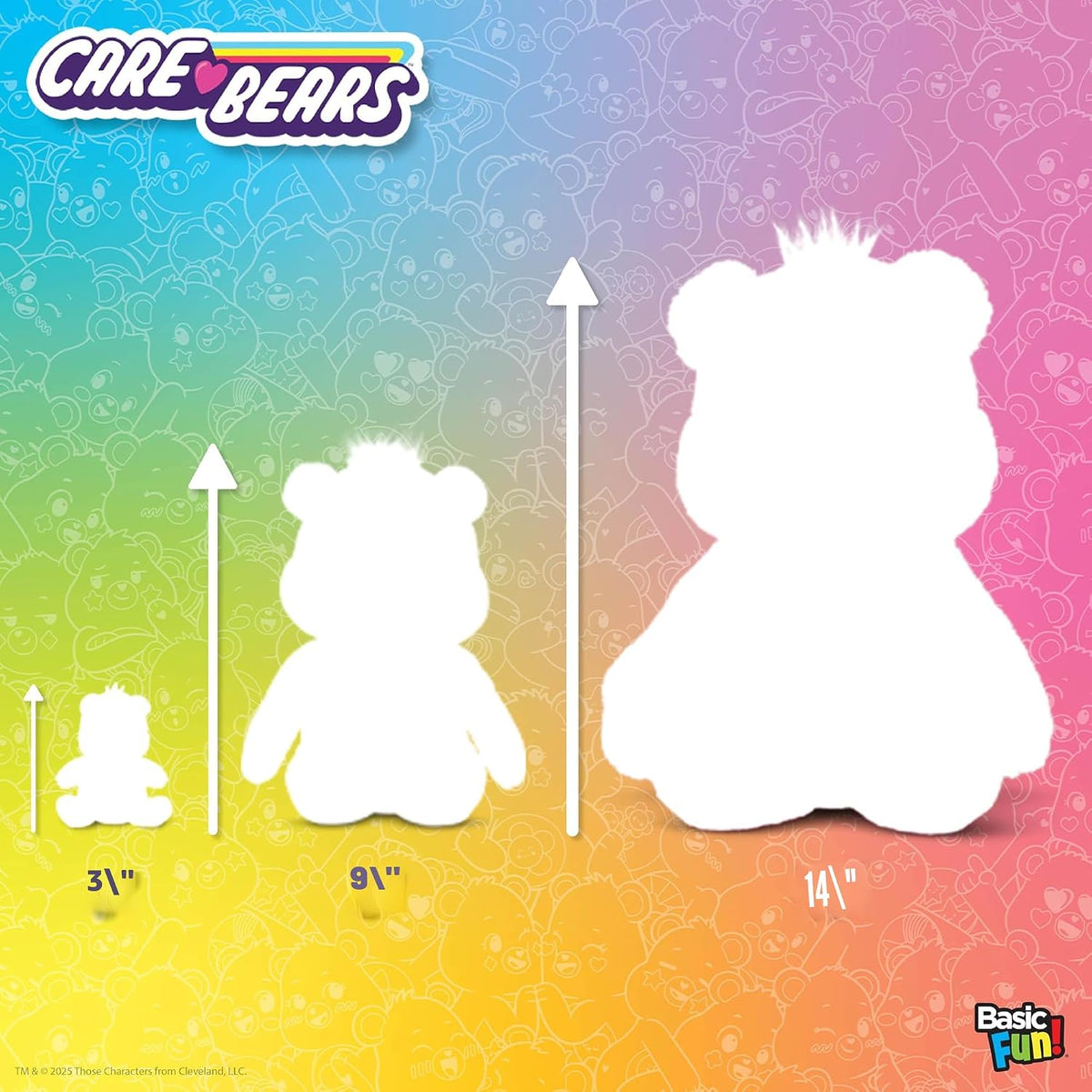 Care Bears 14" - Peluche de tamaño mediano - Oso Gruñón Acogedor
