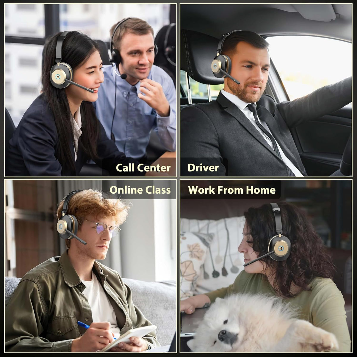 Earbay Auriculares inalámbricos con micrófono para el trabajo - Aur...