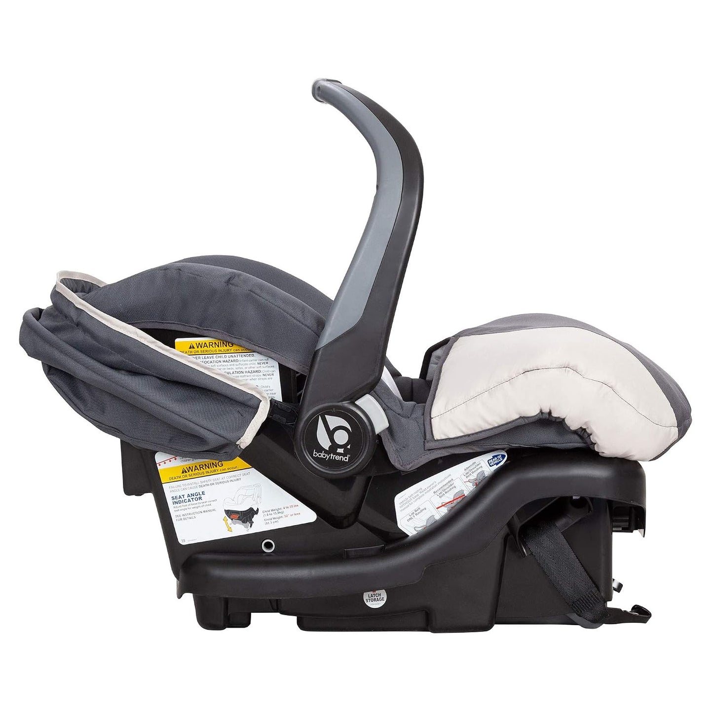 Baby Trend Paquete de 2 asientos y base para automóvil con arnés de...