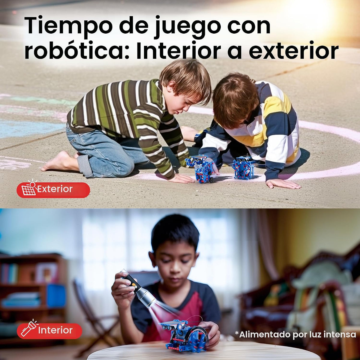 Sillbird Kit de construcción de robot solar STEM, regalo 12 en 1 pa...