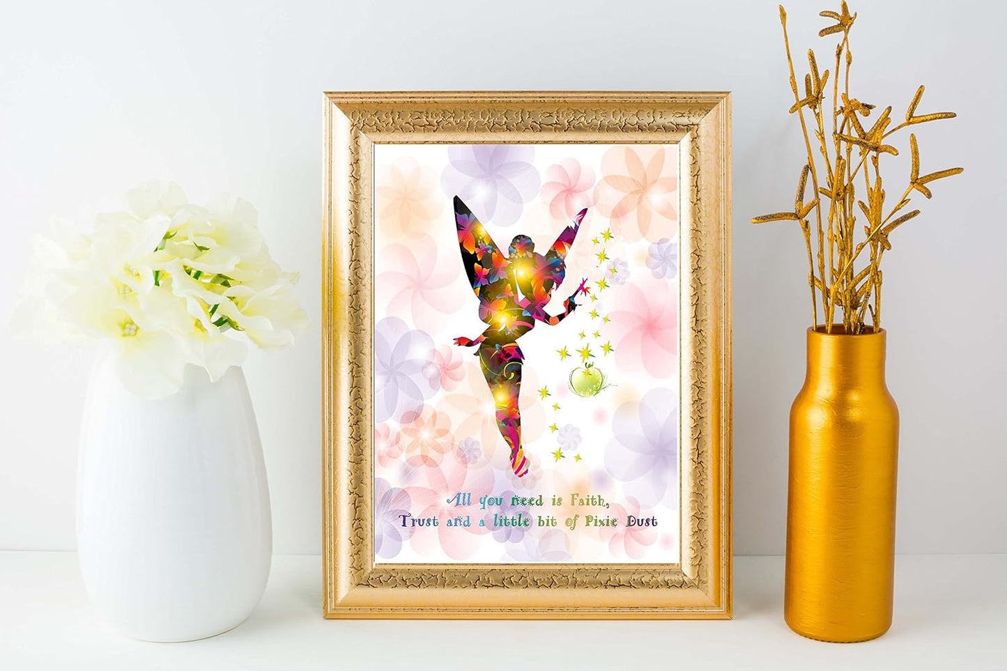 Uhomate Princesss Tinkerbell Peter Pan Never Grow Up - Lienzo impre...