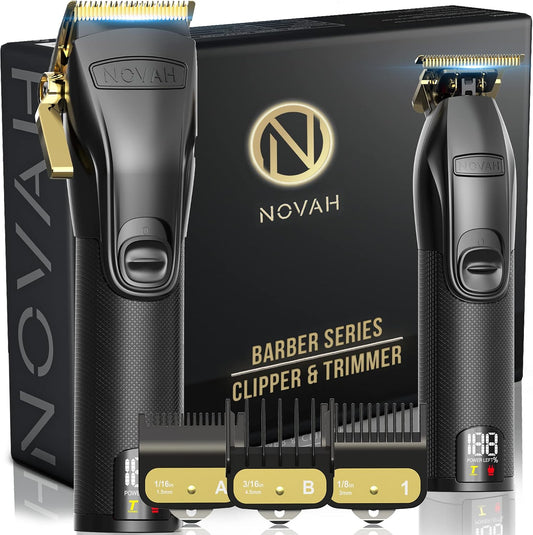 Novah® Cortadoras de Cabello Profesionales para Hombres, Cortadoras...