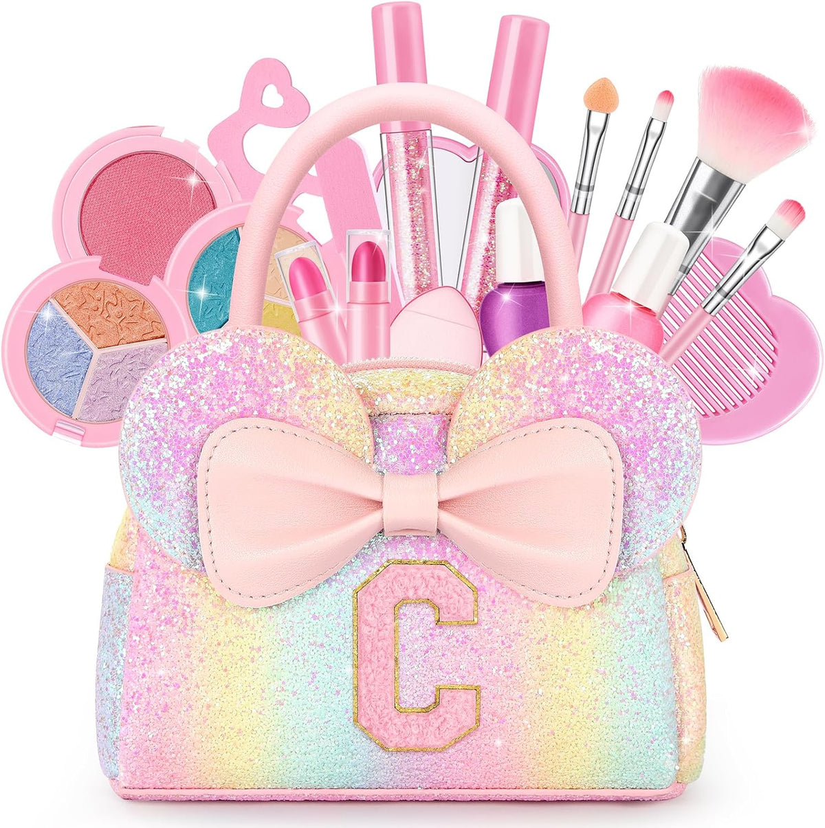 Kit de maquillaje lavable para niñas \u2013 Juego de maquillaje rea...
