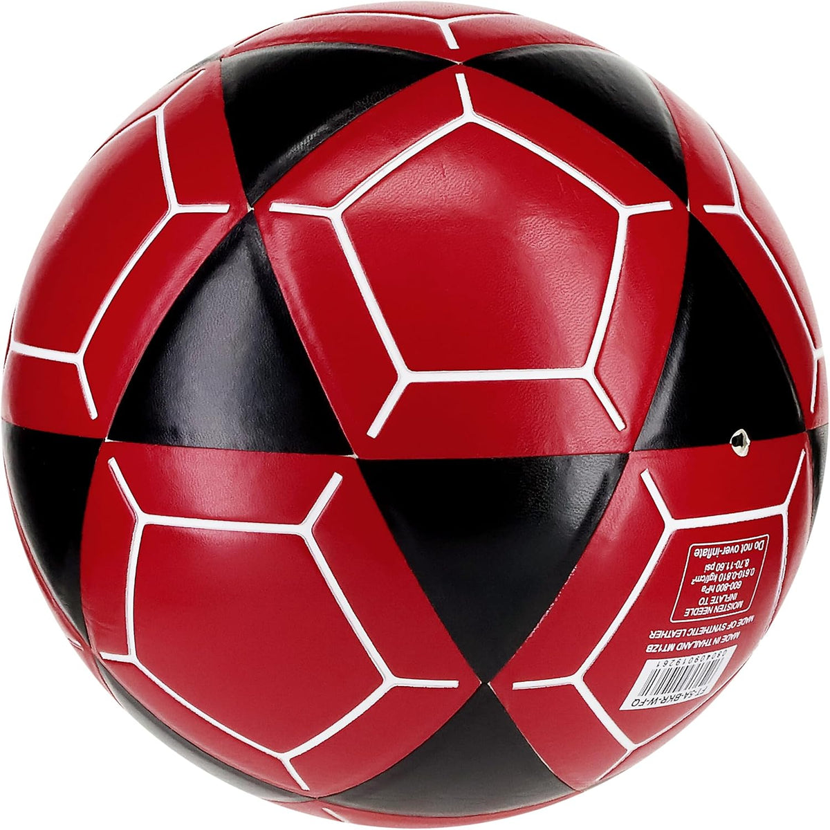 Mikasa FT5A-BKR-W Goal Master - Balón de fútbol, negro\/rojo, talla...