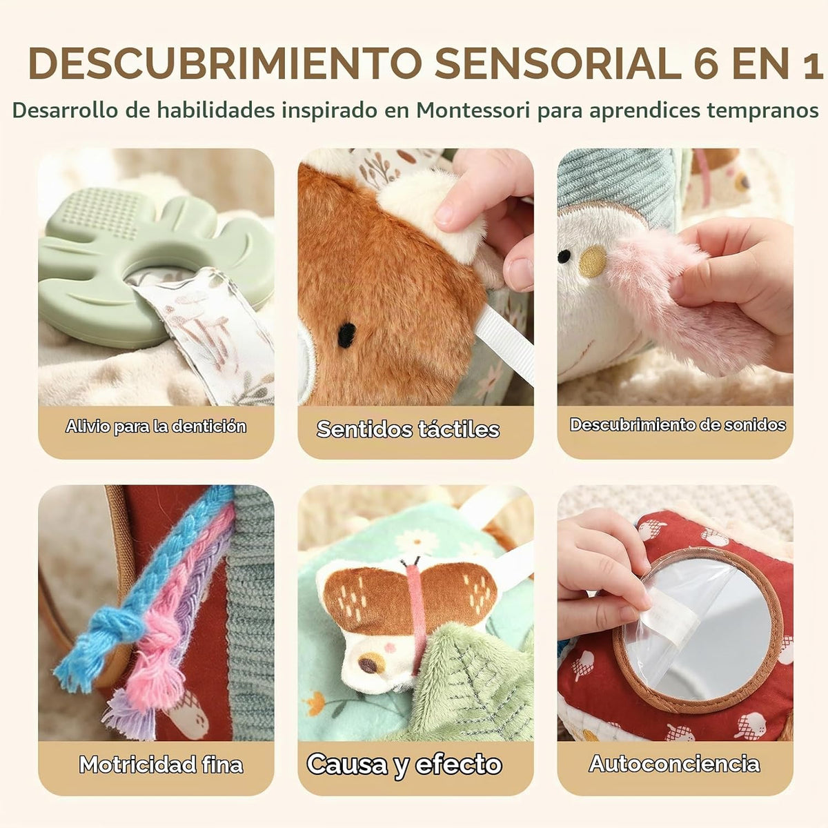 let's make Bear Baby - Cubo de actividades para bebés de 0 a 12...