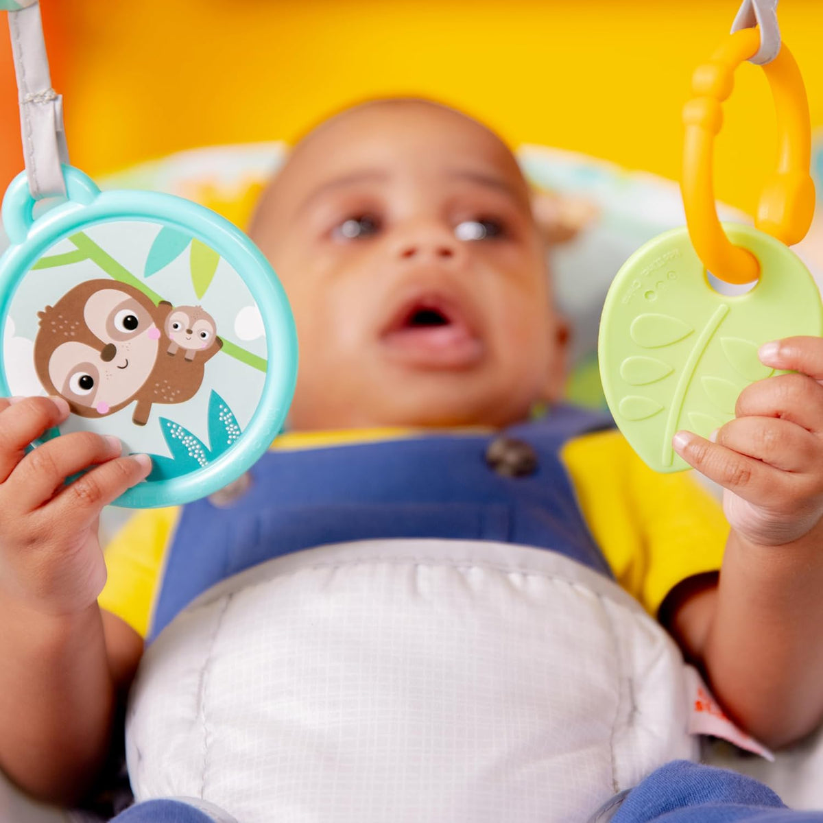 Bright Starts Silla Mecedora con Vibraciones Tranquilizantes para B...