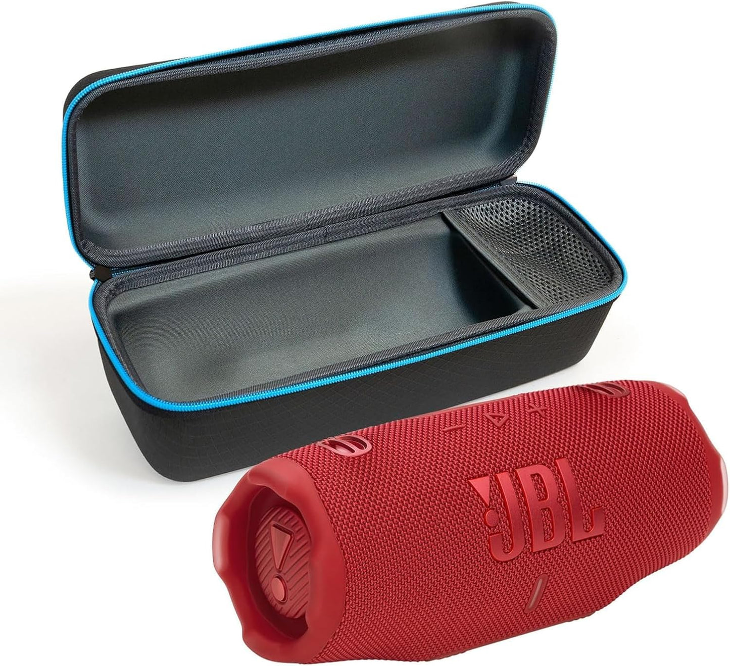 JBL Charge 6 (Squad) + Paquete con funda protectora rígida divvi! (...