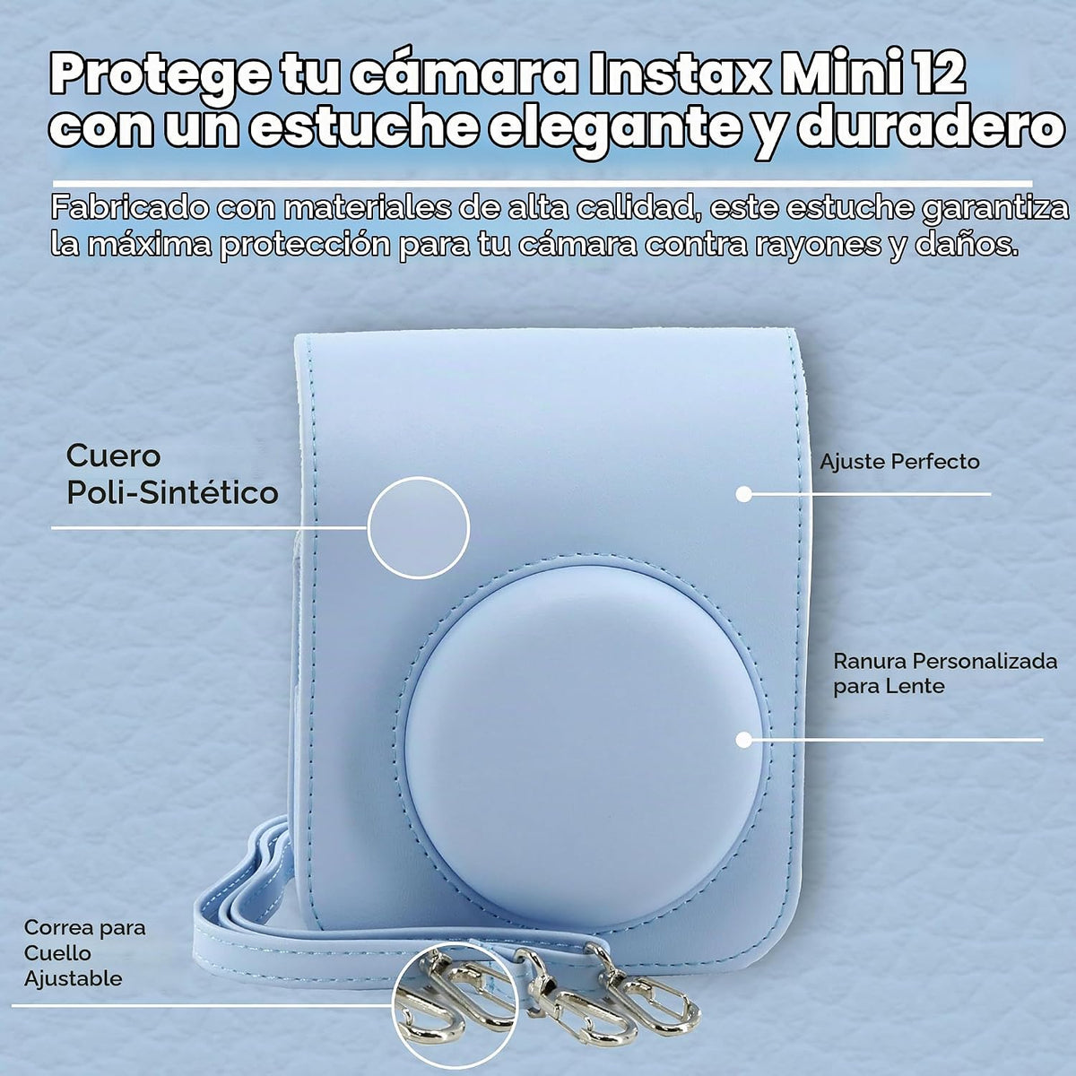 Fujifilm - Paquete de cámara instantánea Instax Mini 12 con paquete...