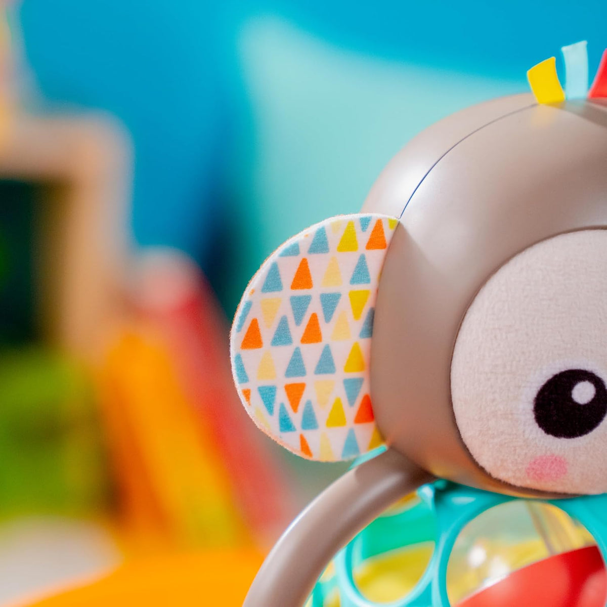 Bright Starts Grab &amp; Giggle Monkey - Juguete Sonajero Musical I...