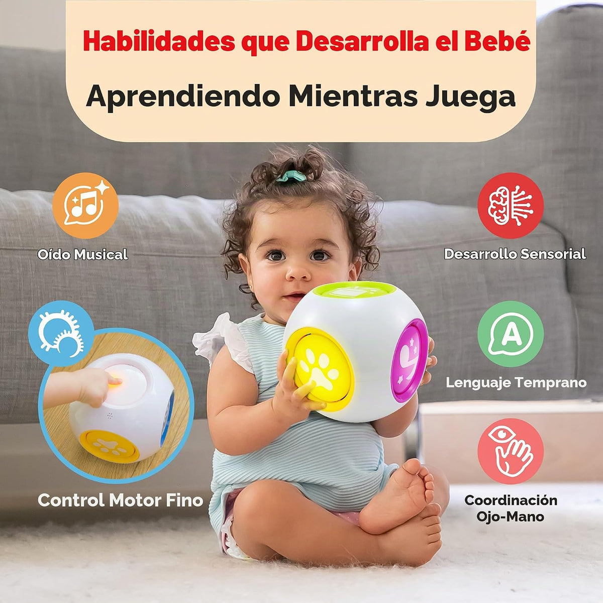BEST LEARNING Cubo de aprendizaje \u2013 Juguete educativo de bloqu...
