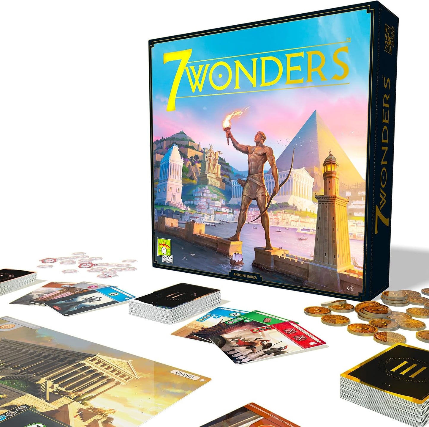 Asmodee Juego de mesa 7 Wonders (nueva edición) - Lleva tu civiliza...