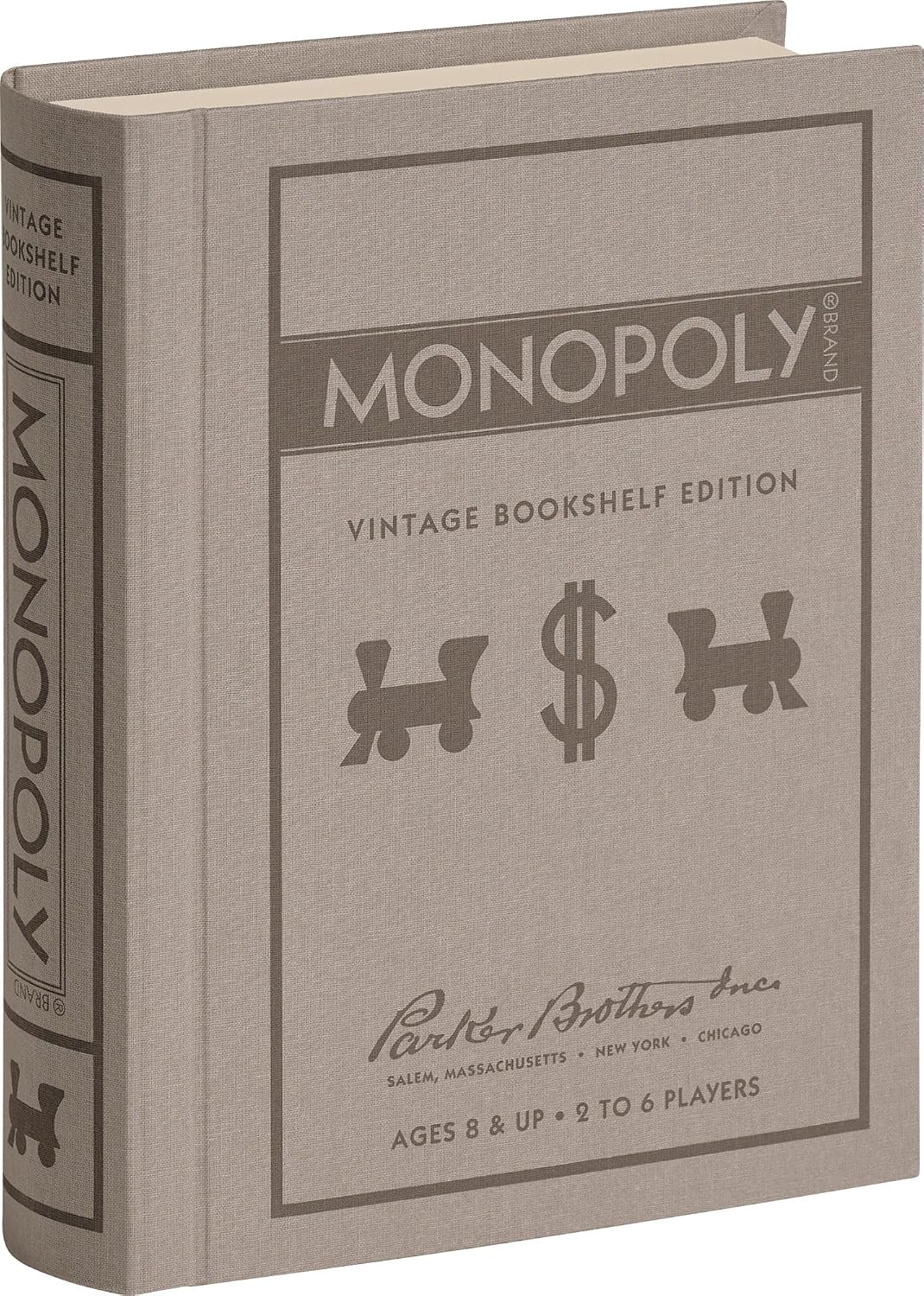 Juego de mesa monolio edición vintage de Libro de lino (versión E.U...