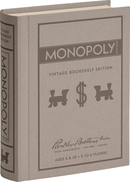 Juego de mesa monolio edición vintage de Libro de lino (versión E.U...