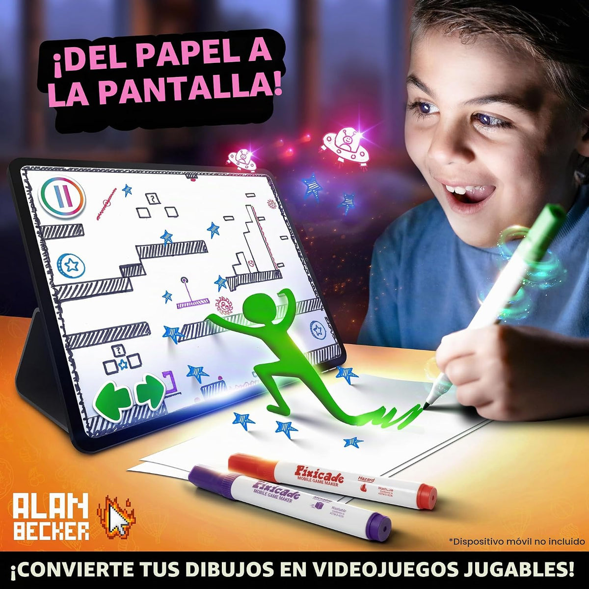 Pixicade Alan Becker Edición Especial de Animación - Dibuja tus pro...