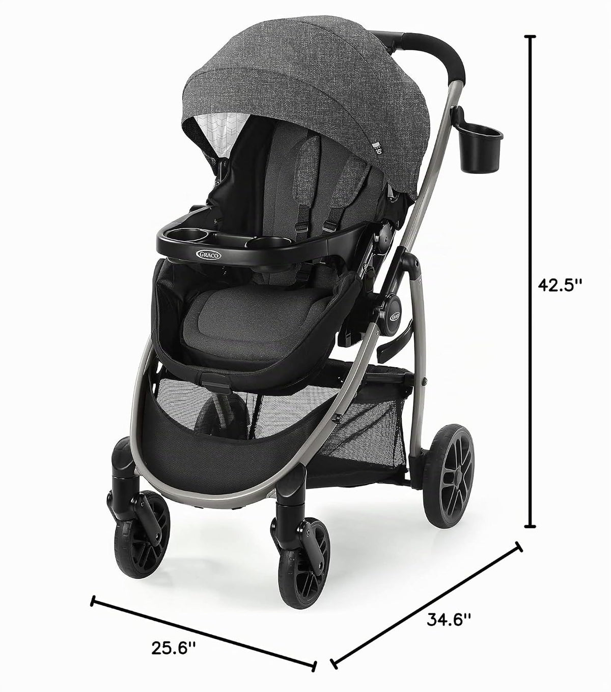 Graco Modes Pramette Cochecito de bebé convertible en moisés autént...