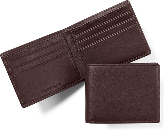 Leatherology Cartera Bifold Delgada para Hombres \u2013 Cartera Del...