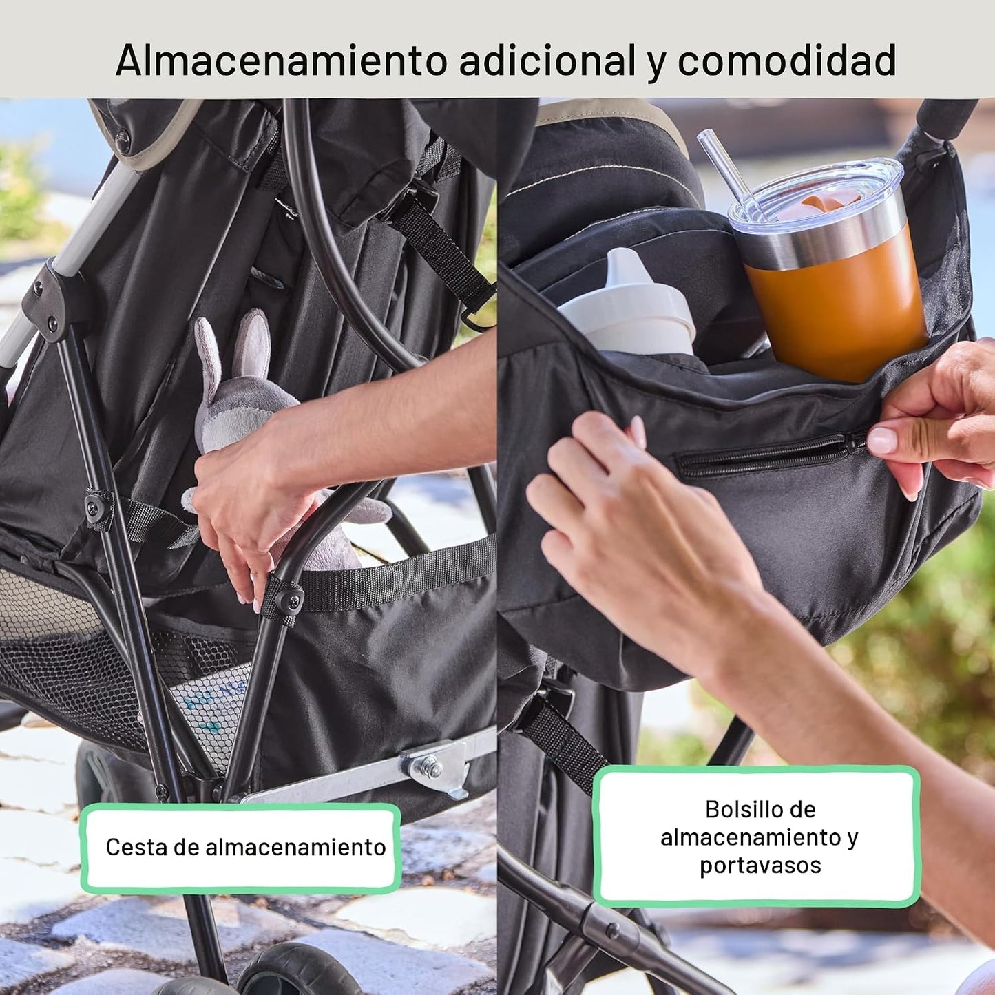 Ingenuity Mini cochecito 3D de conveniencia \u2013 Cochecito ligero...
