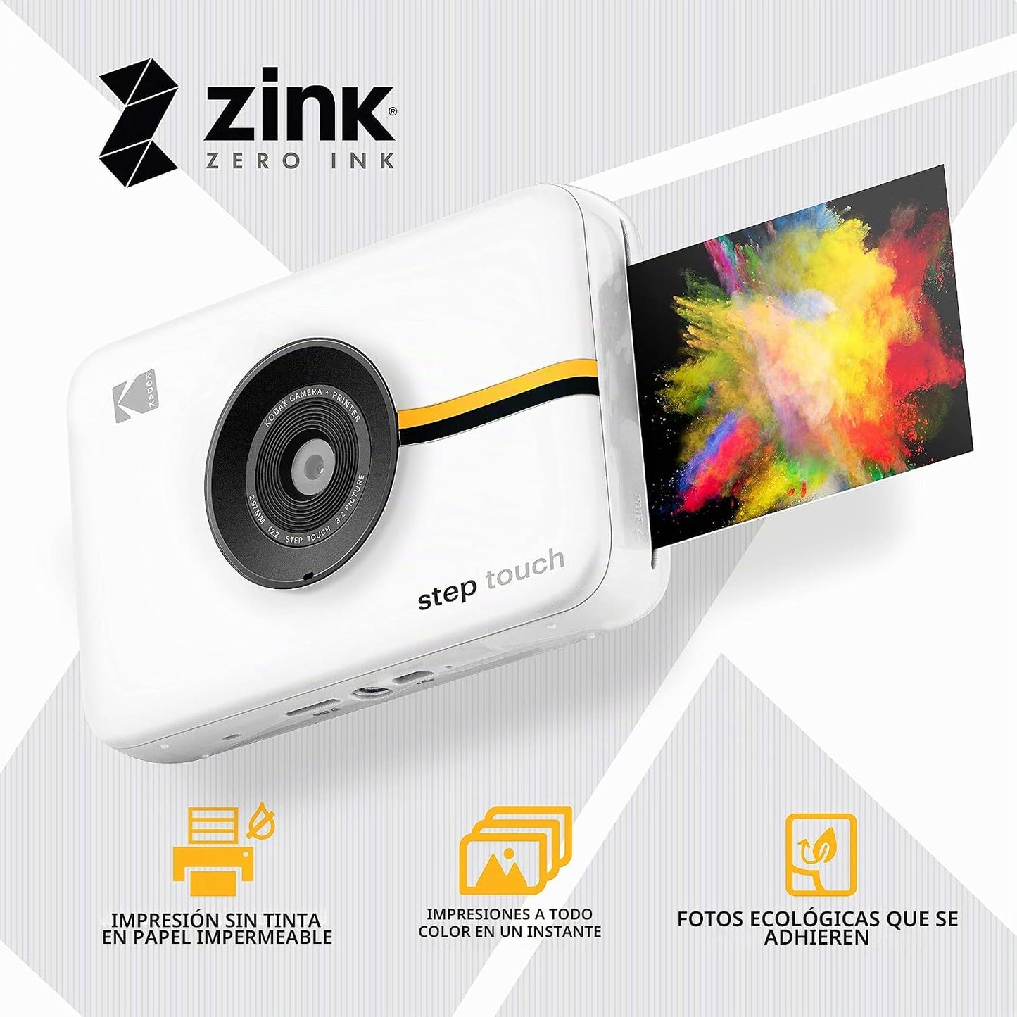 Kodak Step Touch | Cámara digital de 13 MP e impresora instantánea...