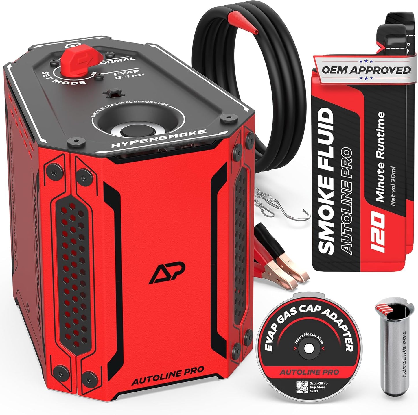 AutoLine Pro HyperSmoke™ Máquina de humo para automóviles, comproba...