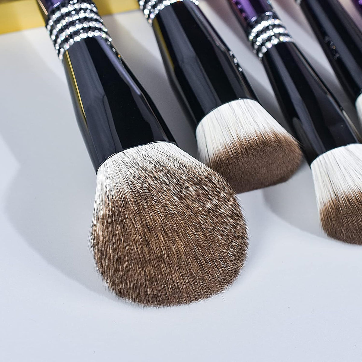 Bueart Design Juego de 16 brochas de maquillaje ultra suaves con so...