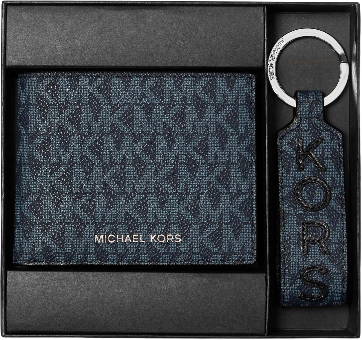 Michael Kors Malone - Juego de regalo de cartera billetera delgada...