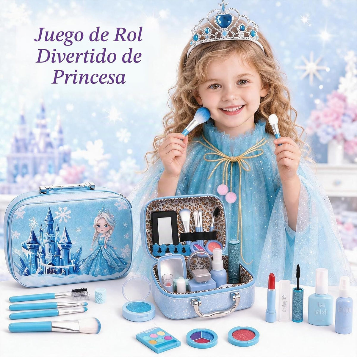 Maquillaje de simulación para niños pequeños de 3 a 5: 100% no tóxi...