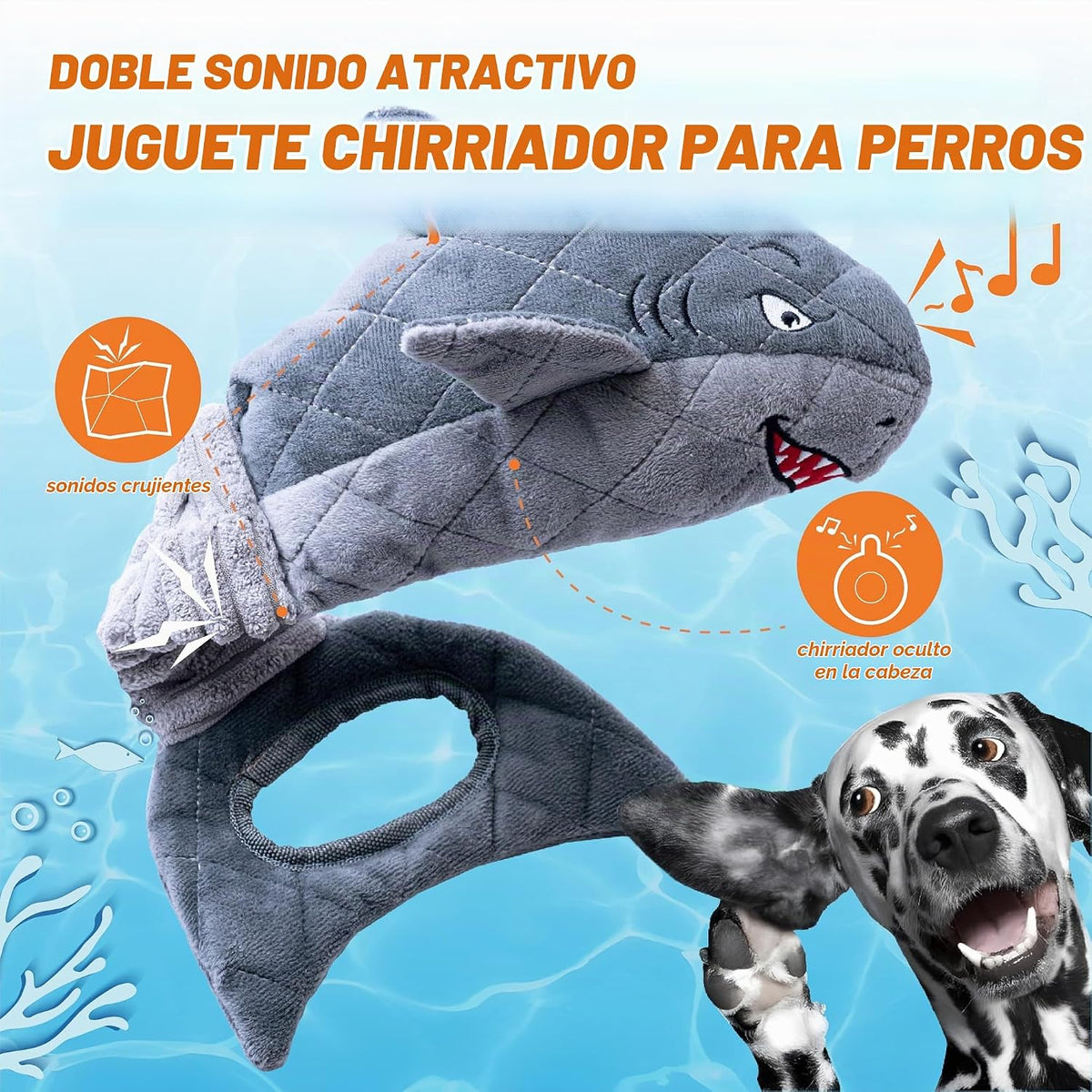 Juguetes para perros pequeños, juguetes resistentes y chirriantes p...
