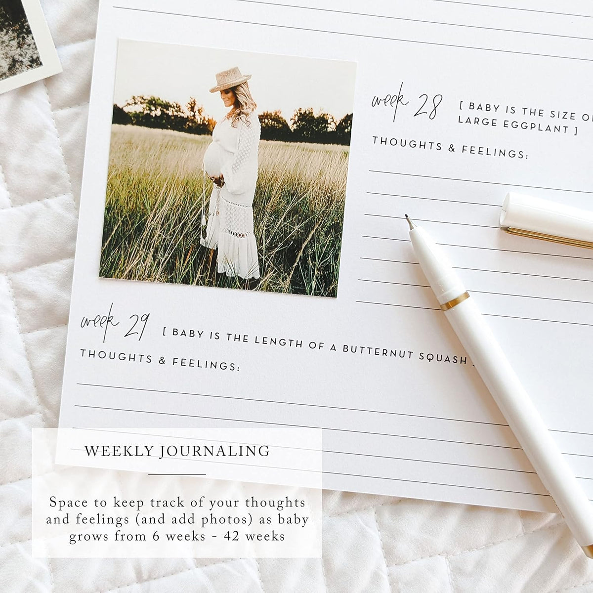 Diario de embarazo: Welcoming Our Little One, un simple diario de r...