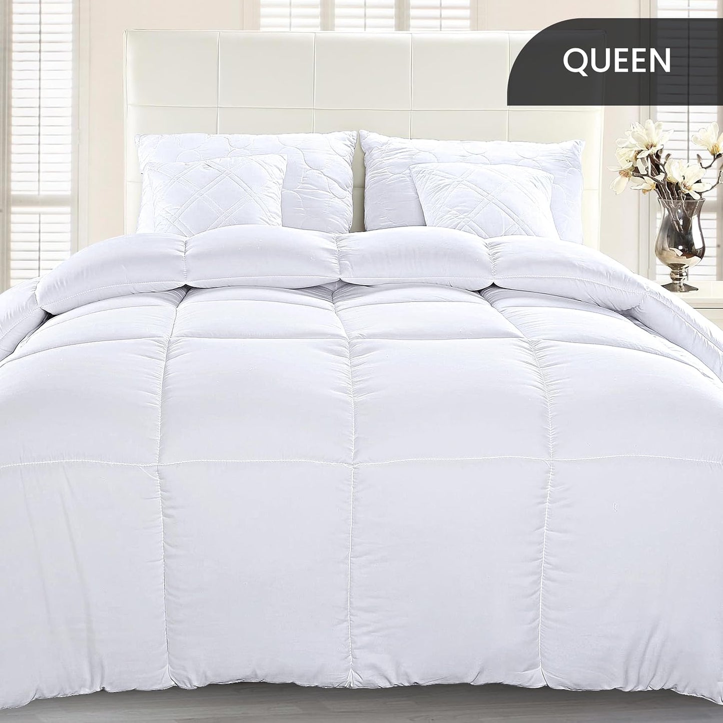 Utopia Bedding - Edredón acolchado con inserción para edredón, edre...