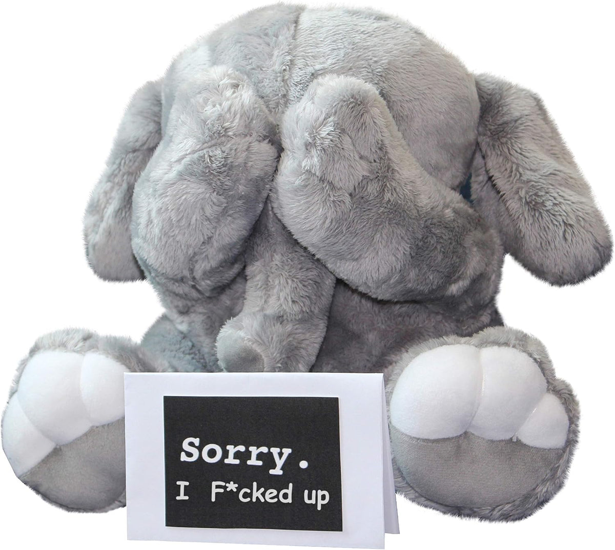 Lindo regalo para ella y él - Shy Baby Elephant - Vergonzado adorab...