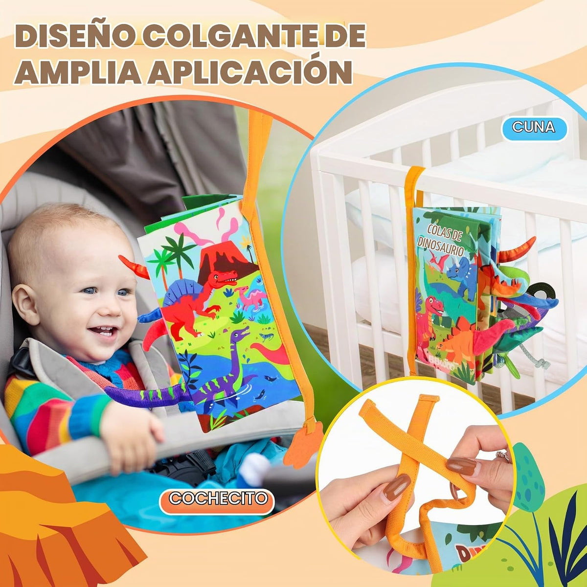 BBWOO Libro Blandito para Bebé - Juguete para Bebé - Regalo de Duch...