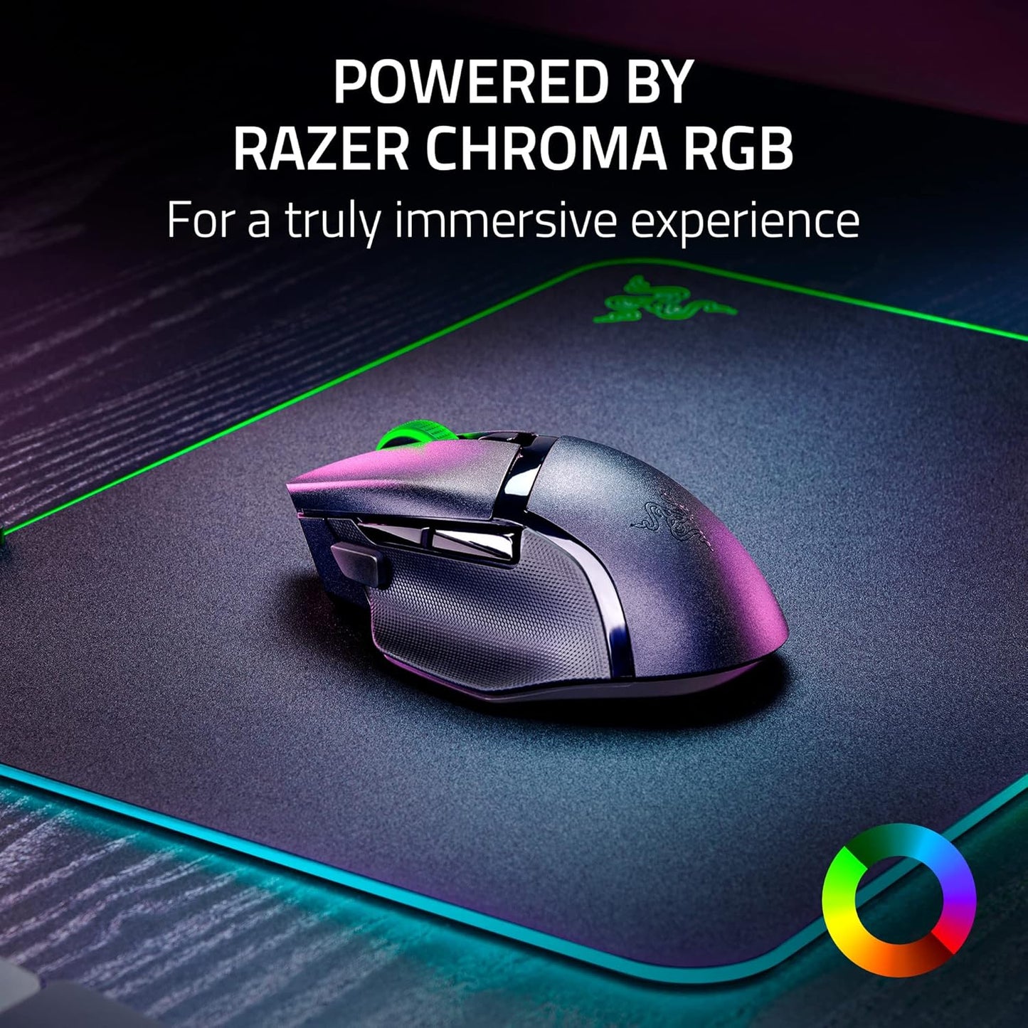 Razer Basilisk V3 X HyperSpeed - Ratón inalámbrico personalizable p...