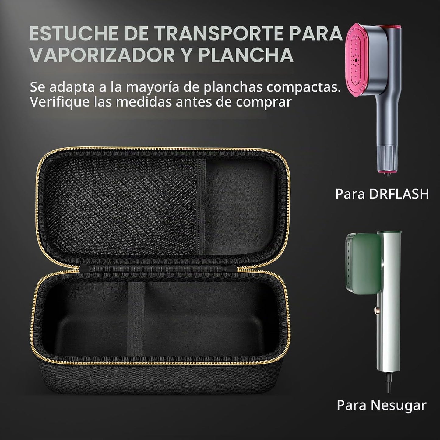 GWCASE Funda de transporte de vapor de viaje y hierro, se adapta a...