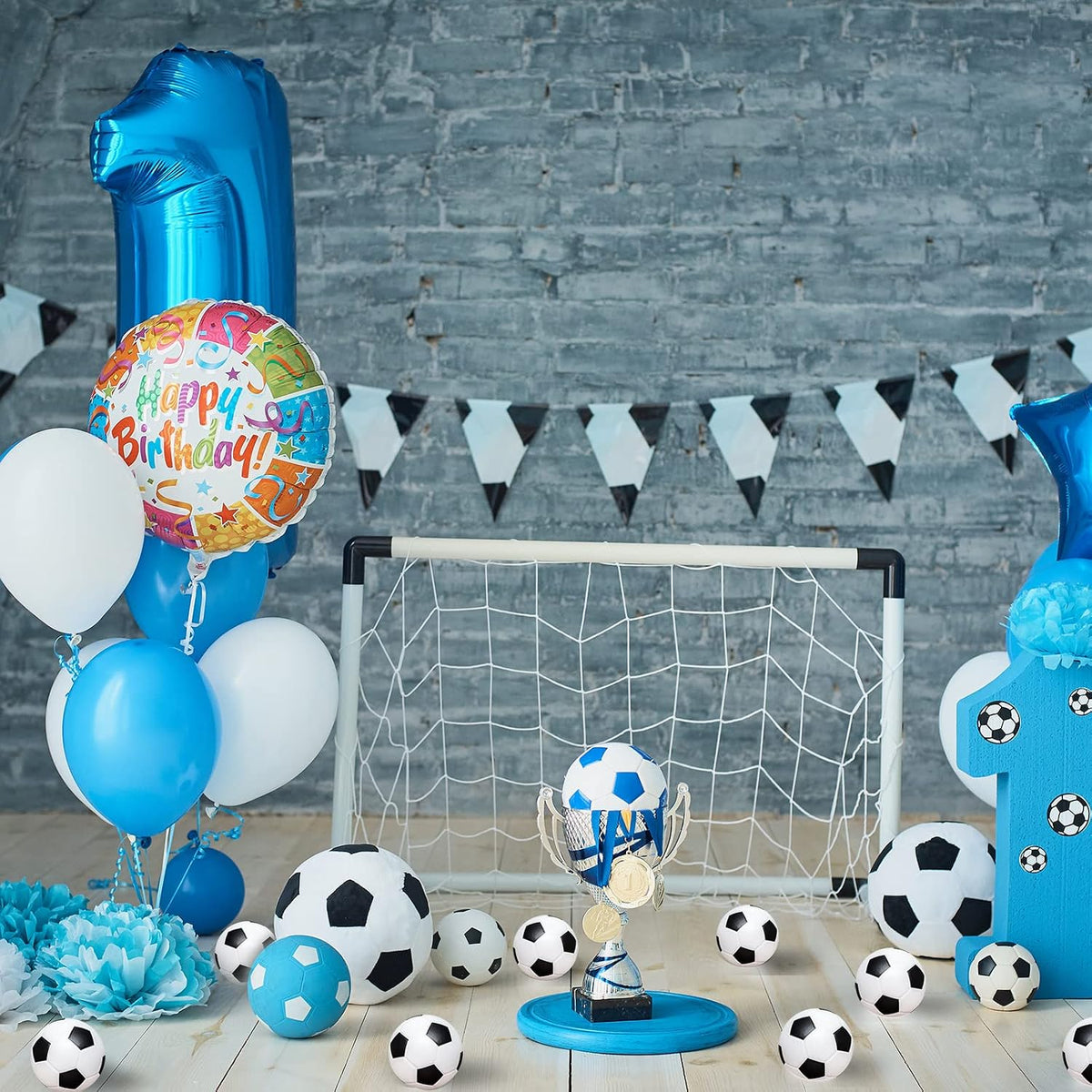 Bolas antiestrés de fútbol mini 96 piezas de 5 cm de espuma deporti...