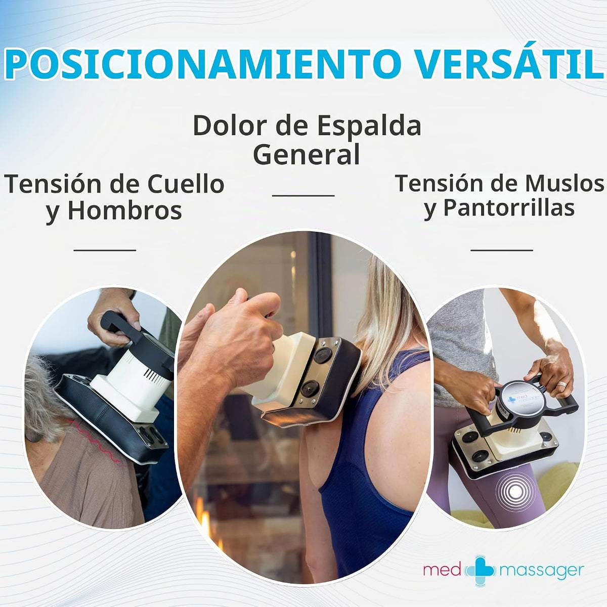 MedMassager Body Massager Plus | Unidad de terapia de masaje de tej...