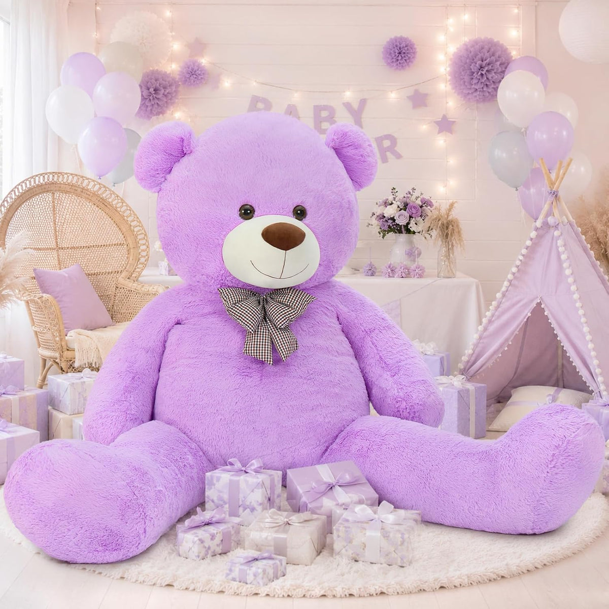 MaoGoLan Oso de peluche gigante de 7 pies, animal de peluche gigant...