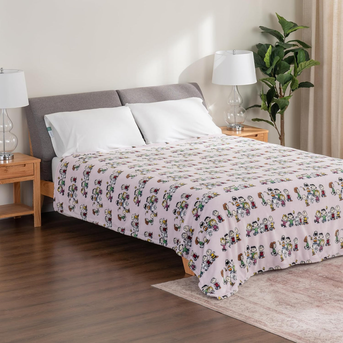 Manta de lujo de Berkshire Blanket Peanuts® VelvetLoft® con persona...