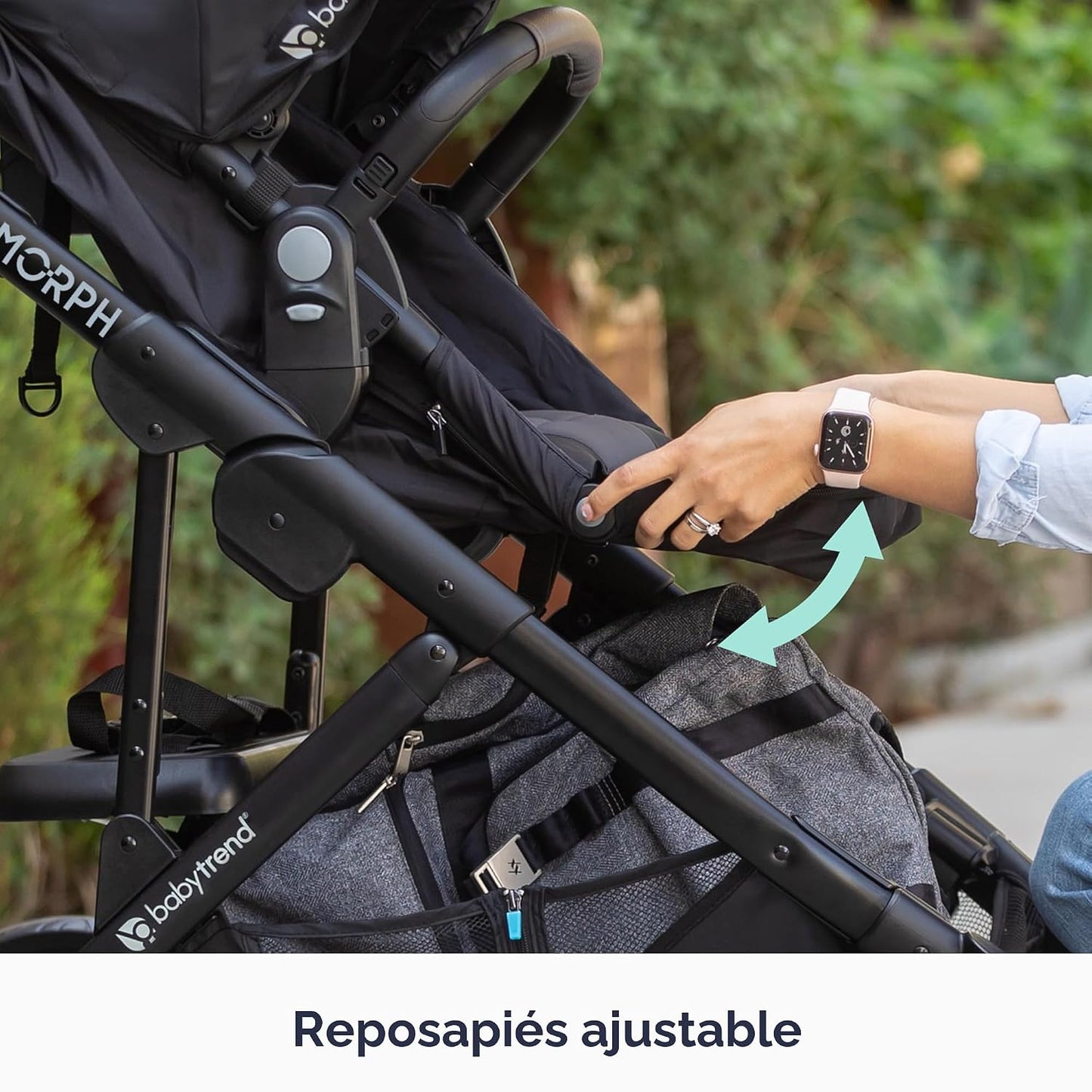 Baby Trend Morph Cochecito Modular de Individual a Doble, Dash Black