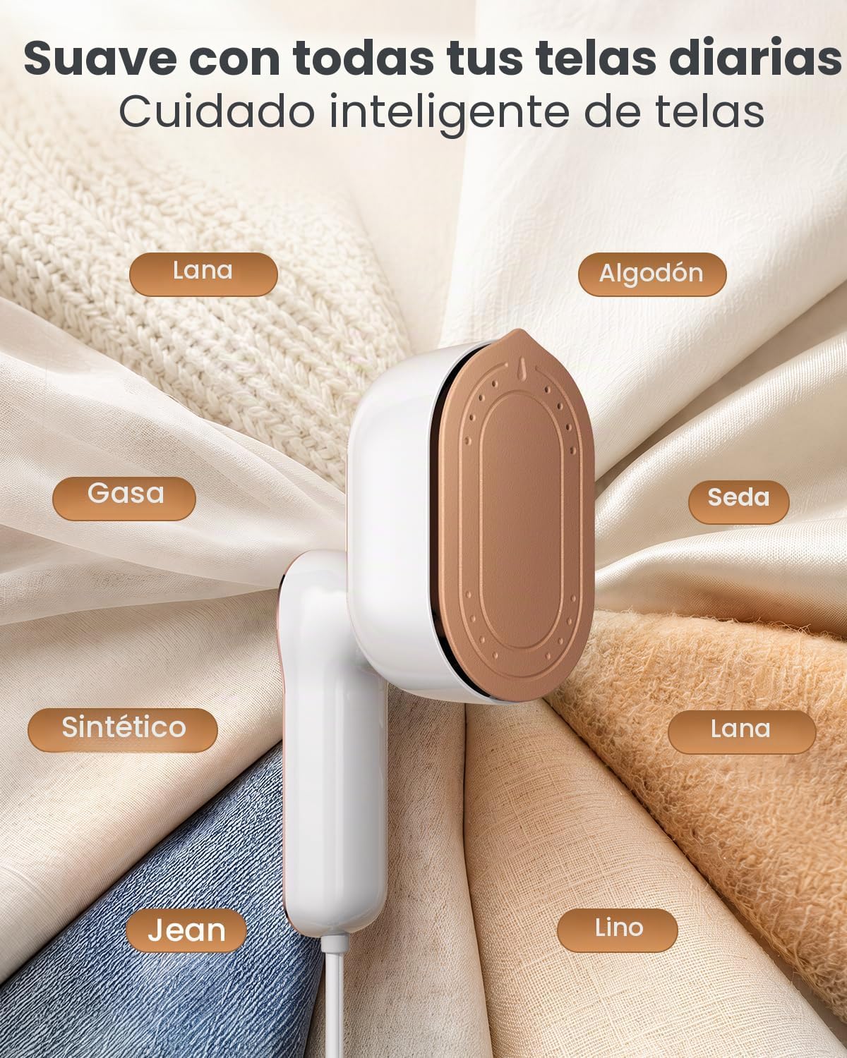 Vaporizador de hierro para ropa, vaporizador de ropa de viaje con m...
